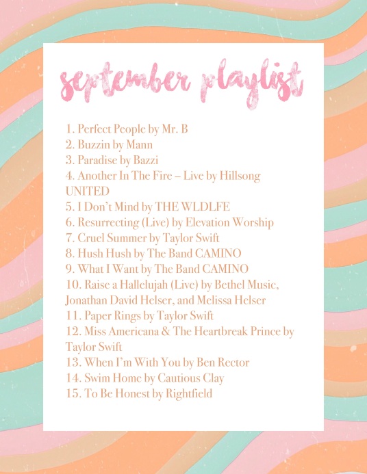 september playlist